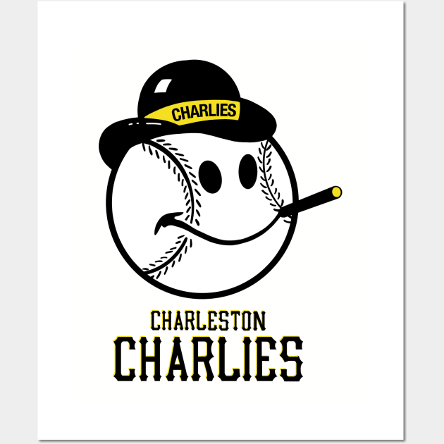 Defunct Charleston Charlies Baseball 1971 Wall Art by LocalZonly